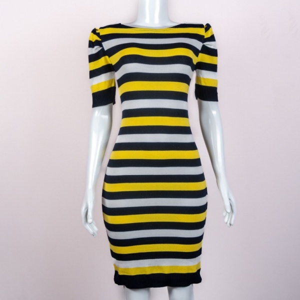 Vestido, mangas médias